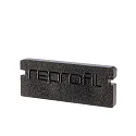 Endcaps P-AU-01-12, 18 mm, 2 items, black