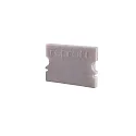 Endcaps P-AU-02-15, 21 mm, 2 items, grey
