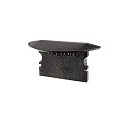 Endcaps P-ET-02-15, 30 mm, 2 items, black