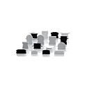 Deko-Light Accessories for LED profile P-EL-01-08 endcaps, 2 items, grey