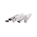 Deko-Light Accessories for LED profile P-EL-01-08 endcaps, 2 items, grey