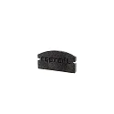 Endcaps f-AU-01-12, 18 mm, 2 items, black
