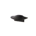 Endcaps f-ET-01-08, 23 mm, 2 items, black
