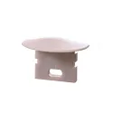 Accessories for LED profile f-ET-02-05 - endcaps, 2 items, white