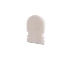 Endcaps R-AU-02-10, 16 mm, 2 items, white
