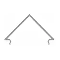 Cover E-05-12, BxH: 31,96x17,68mm, white satined, 200cm
