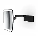 Miroir avec éclairage VISION S miroir avec grossissement 5x IP44, noir mat 