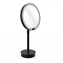 Miroir avec éclairage JUST LOOK PLUS SR miroir avec grossissement 7x IP20, noir mat gradable