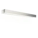 Luminaire mural BOX 80 N LED IP44, nickel satiné gradable