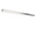 Luminaire mural BOX 120 N LED IP44, nickel satiné gradable