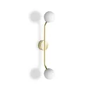Wall luminaire PEP TWO, G9, IP20, gold matt