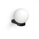Luminaire mural CLUB LIGHT E27 IP20, opale, noir mat 