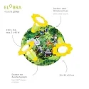 Elobra Luminaire de plafond WILDNIS TIERWELT 3 flammes E14, vert