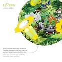 Elobra Luminaire de plafond WILDNIS TIERWELT 3 flammes E14, vert