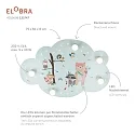 Elobra Luminaire de plafond LITTLE INDIANS 5 flammes E14, menthe verte