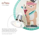 Elobra Luminaire de plafond LITTLE INDIANS ,,BÄR BJØRN