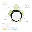 Elobra Luminaire de plafond TURTY STARLIGHT, vert gradable