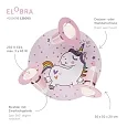 Elobra Luminaire de plafond EINHORN BABSY MÄRCHENWELT 3 flammes E14, rose