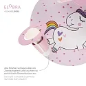 Elobra Luminaire de plafond EINHORN BABSY MÄRCHENWELT 3 flammes E14, rose