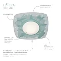 Elobra Luminaire de plafond SCANDI ,,WALD