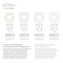 Elobra Luminaire de plafond SCANDI ,,WALD