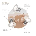 Elobra Luminaire de plafond SCANDI ,,ANTARKTIS