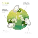 Elobra Rondell DINOS, 3x E14, green