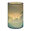 Elobra Lampe de table DINOS 25/15, bleu