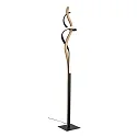 Elobra Lampadaire ARGENTINA, chêne, métal gradable