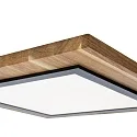 Elobra Luminaire de plafond ARGENTINA, chêne gradable