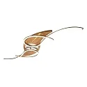Elobra ceiling luminaire PANAMA, oak natural dimmable