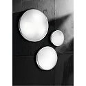 Luminaire de salle de bain PLAZA 3 flammes, grand E27 IP41, blanche gradable