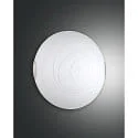 Applique et plafonnier KENT à 1 flamme, 2 voies, cambré E27 IP20, blanche gradable