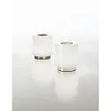 Lampe de table SIMI cylindrique, dimmable IP20, chrome gradable