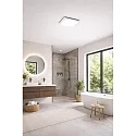 Fabas Luce Luminaire de plafond DESDY 24 x 24CM carré, résistant aux chocs, commutable IP54, blanche 