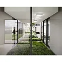 Fabas Luce Fabas Luce DESDY LED Ceiling luminaire, IP54, aluminum, white, 30x30cm