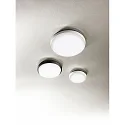 Fabas Luce Fabas Luce OLLY LED Ceiling luminaire, IP54, aluminum, white, Ø 30cm