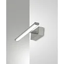 Fabas Luce Luminaire de miroir NALA 300MM Bas, angulaire, commutable, arqué IP44, chrome 