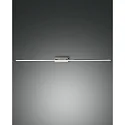 Luminaire de miroir NALA 1095MM Bas, angulaire, commutable, arqué IP44, chrome 