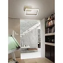 Luminaire de plafond BARD petit, 1 voie IP20, satiné, blanche gradable