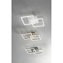 Fabas Luce LED Wall luminaire BARD, 1x39W, 3000K, 3510lm, IP20, anthracite