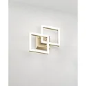 Applique et plafonnier BARD IP20, or mat, satiné gradable