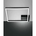 Luminaire de plafond BARD IP20, satiné, noir gradable