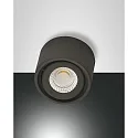 Downlight ANZIO pivotant IP20, anthrazit, partiellement satiné gradable