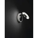 Fabas Luce Luminaire mural ARA rotatif, inclinable IP20, noir , blanche gradable