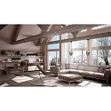 Fabas Luce Luminaire à suspension INFINITY petit, rond E27 IP20, couleurs fumée, noir  gradable