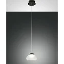 LED Pendant luminaire ARABELLA, 1x 8W, 3000K, 720lm, IP20, height 200cm max., white
