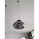 Fabas Luce Luminaire à suspension ARABELLA langue IP20, couleurs fumée, noir gradable