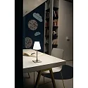 Fabas Luce Lampe de table LUCY dimmable G9 IP20, nickel satiné gradable