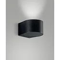 Luminaire mural d’extérieur LAO haut, à 1 flamme IP65, noir 